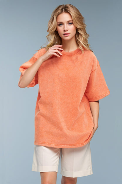 Basic Bae Round Neck Half Sleeve T-Shirt