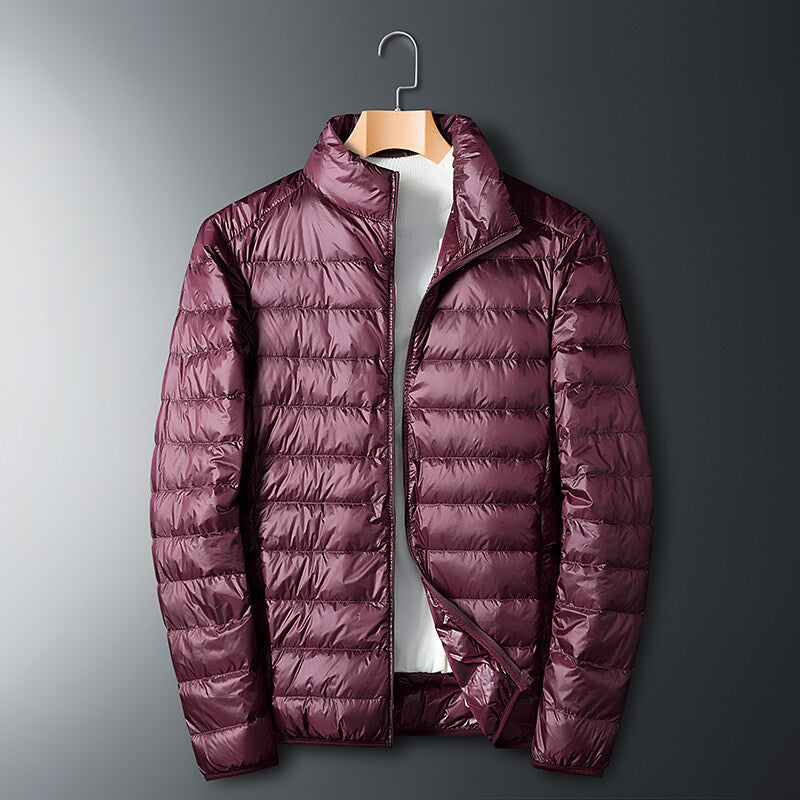 Autumn And Winter Men's Stand Collar Lightweight Down Jacket 