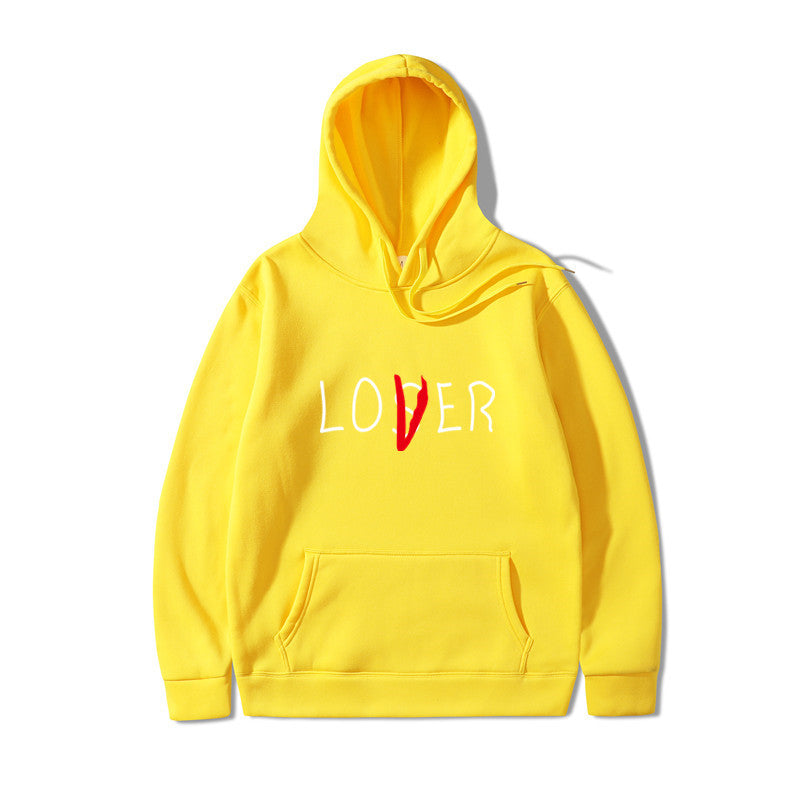 Printed Hooded Sweater men's and women's hoodies