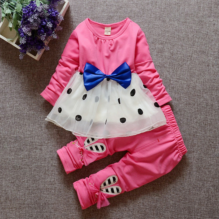 Baby Girl Spring And Autumn Children's Western Style Suit