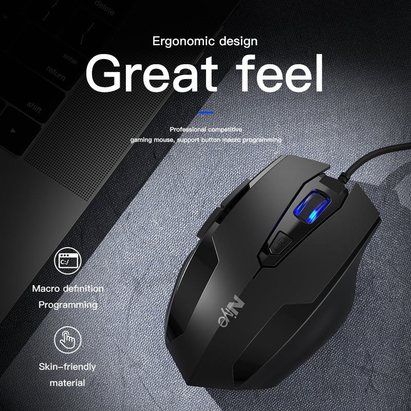 USB Computer Game Macro Programming Gaming Mouse