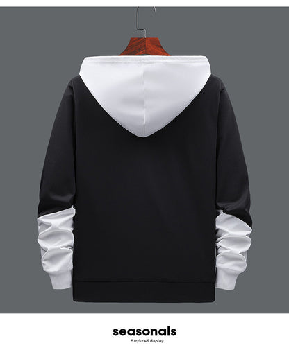 Personalized Fashion Color Matching Sweater Men