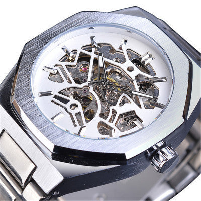 Fusini Automatic Mechanical Watch Hollow Mechanical Fashion Casual Europe And America