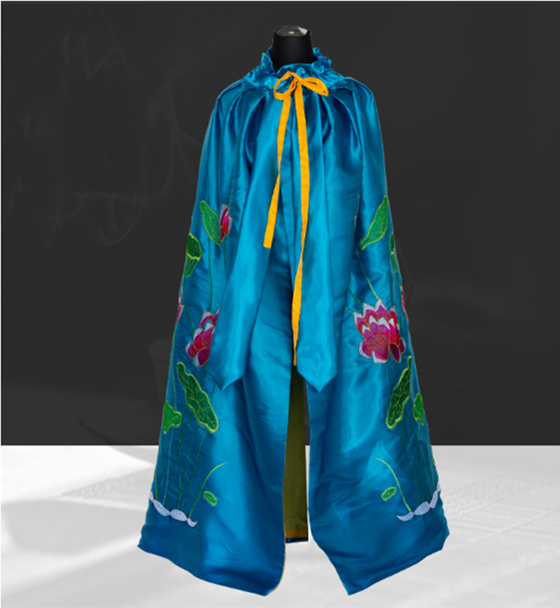 Embroidery Lotus Buddha Cloth Cloak