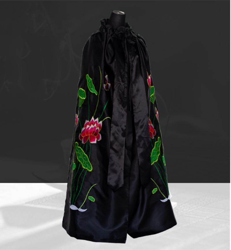 Embroidery Lotus Buddha Cloth Cloak