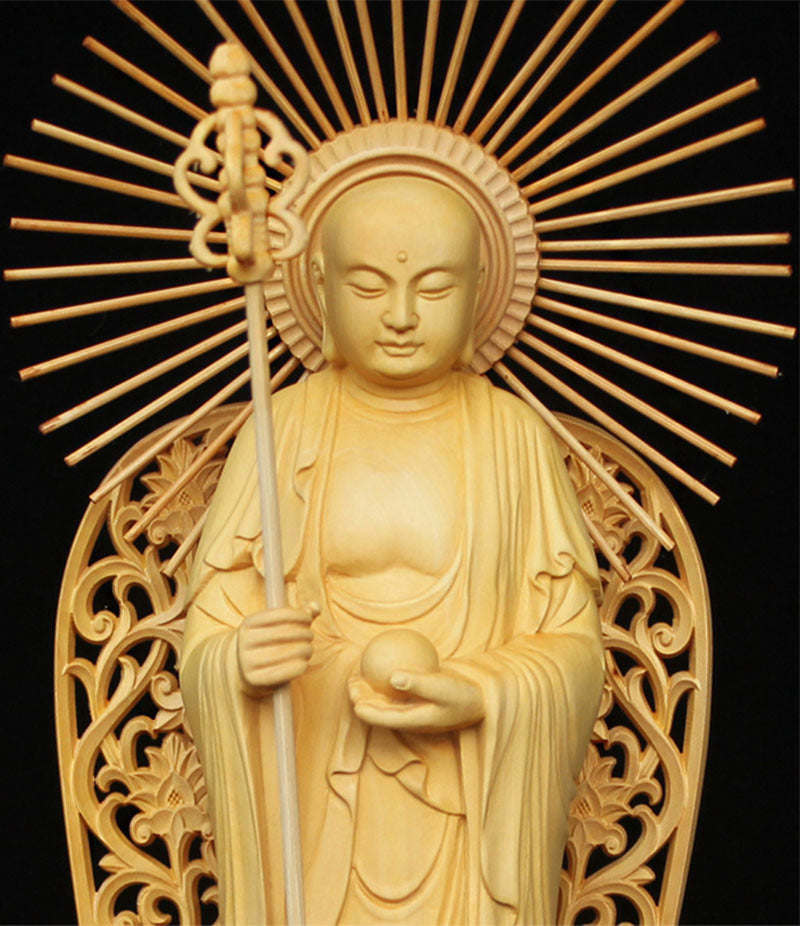 Poplar Wood Carving Buddha Figure Carving