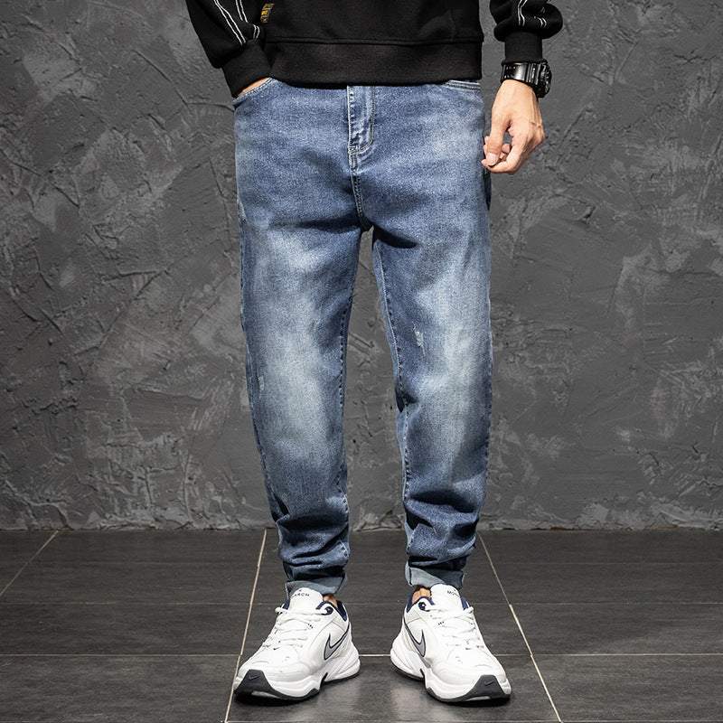 Men's Loose Plus Stretch Straight-Leg Jeans