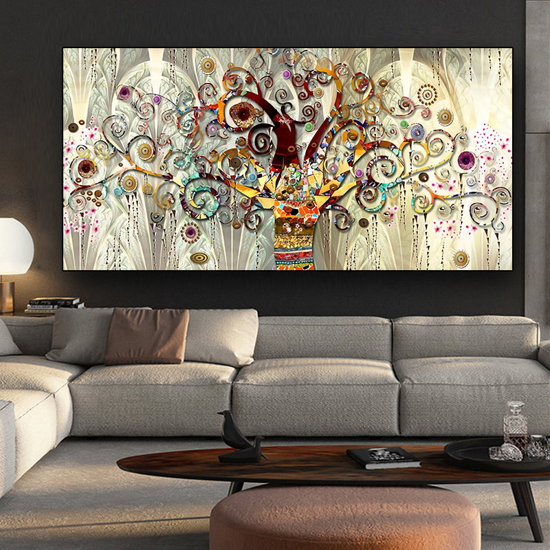 Tree of Life Decorative Painting Gustaf Abstract Art Entrance Bedroom Living Room Painting Core