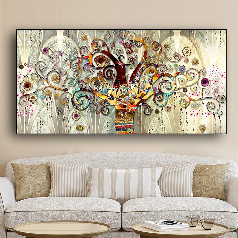 Tree of Life Decorative Painting Gustaf Abstract Art Entrance Bedroom Living Room Painting Core