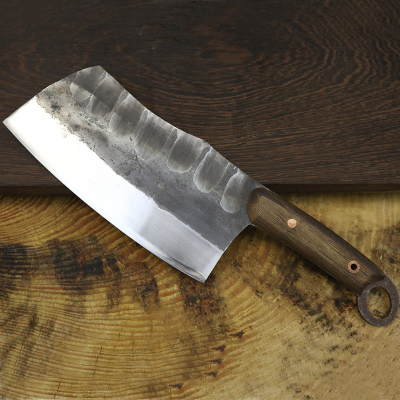 Handmade Forged Kitchen Knife Old Iron Knife Household Kitchen Knife 