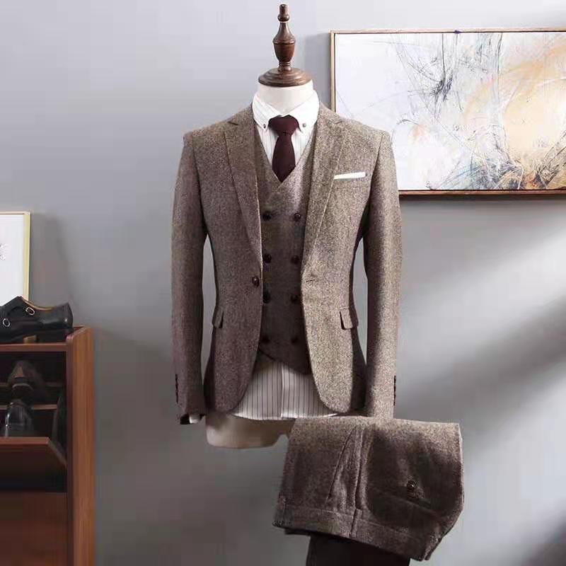 Three-Piece Suit Men's Business Formal Suit 