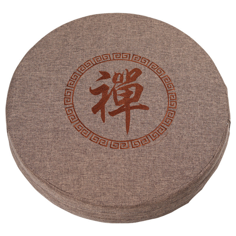 Round Futon Cushion Meditation Cushion Meditation Mat Tatami Mat Ground Cushion Japanese Worship Mat Worship Buddha Mat Home