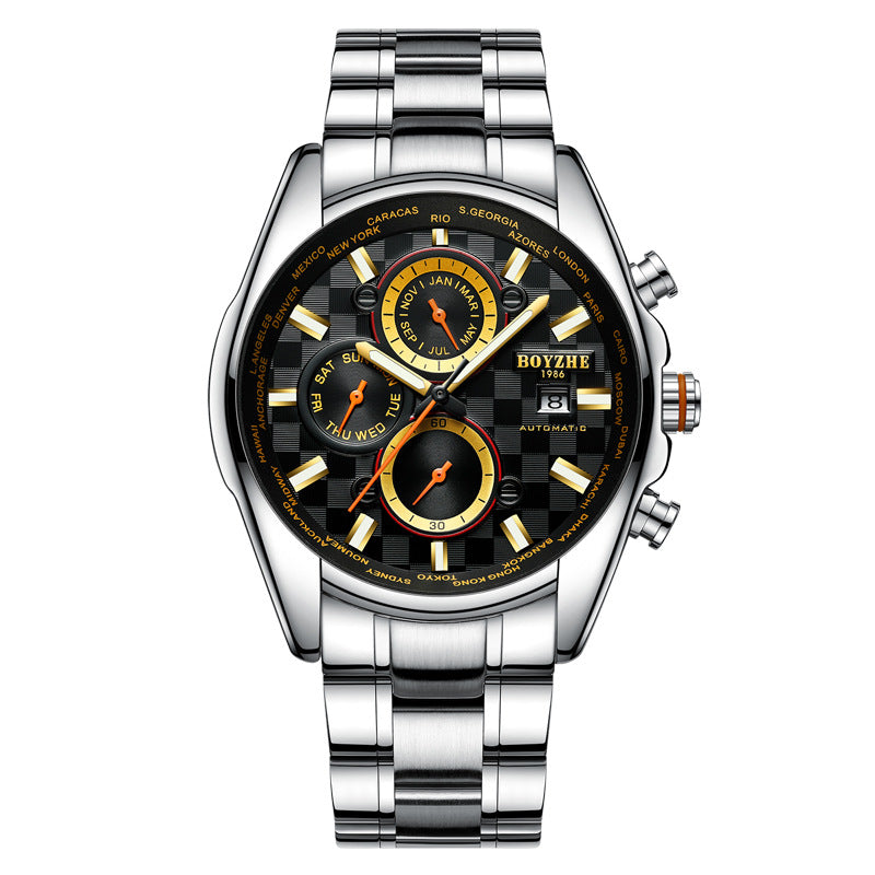 Automatic Luminous Waterproof Business Men's Mechanical Watch