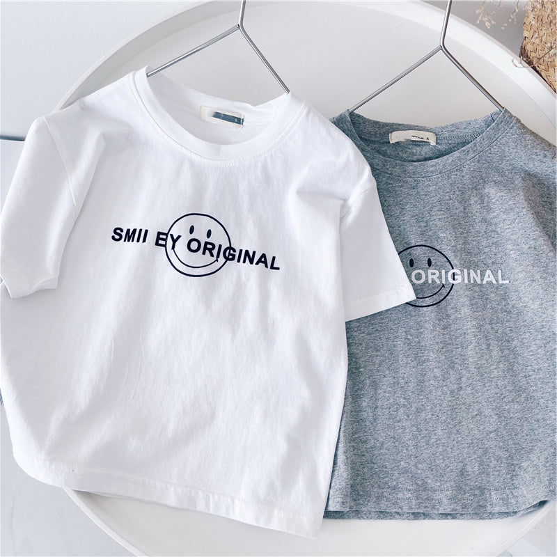 Xiaojiejia Children"s Clothing Boys" Summer Clothing New Boys" T-shirt Summer Children"s Short Sleeve Baby Half Sleeve Top