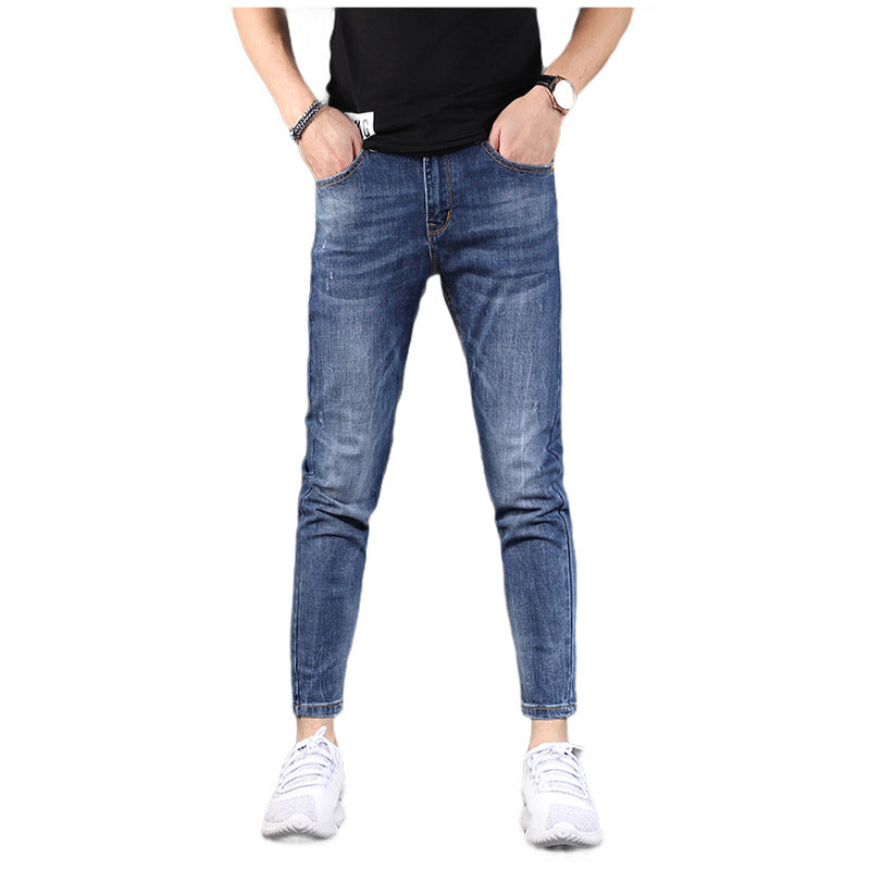 Jeans Summer All Match Stretch Casual Men's Pants