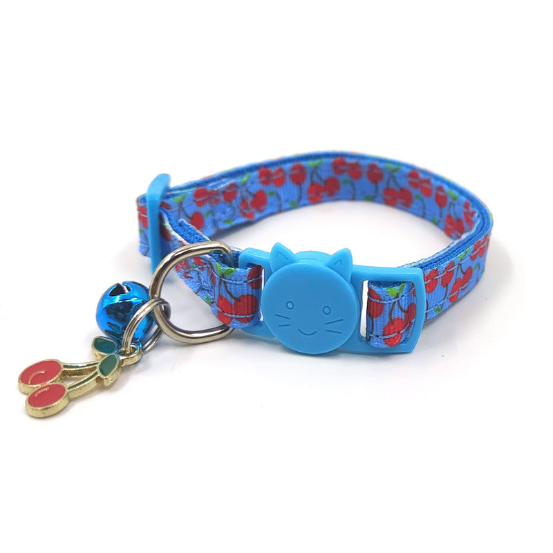 Pet Print Bell Cat Collar Cat Strap 