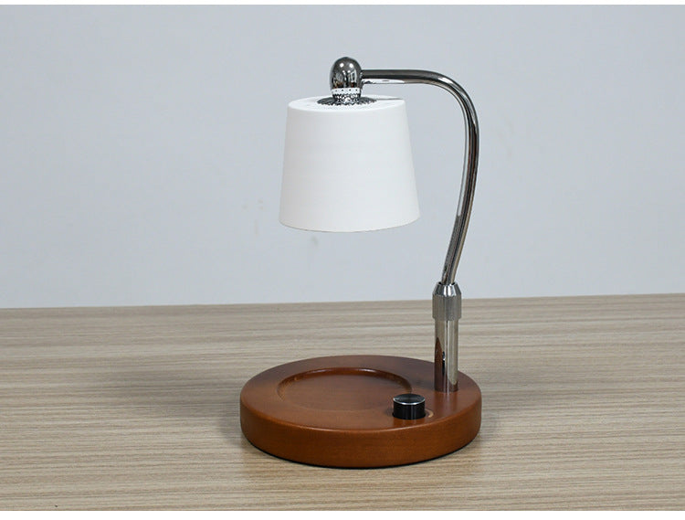 Wood Aromatherapy Home Bedroom Wax Lamp