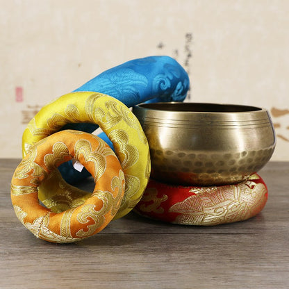 Yoga Decoration Ornaments Nepal Handmade Sound Bowl Pad Buddha Sound Bowl Ring Pad Singing Bowl Pad