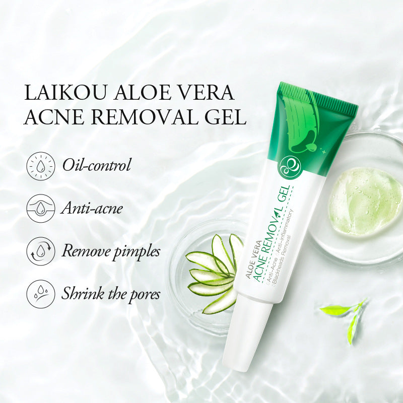 Aloe Acne Treatment Gel Face Cream Serum Anti Acne Scar Cream Shrink Pores Moisturizing Oil Control Soothing Skin Care