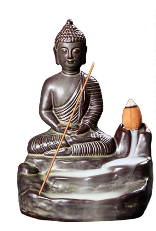 Character Ornaments Guanyin Maitreya Buddha statue Buddha Margin Incense Backflow Incense Burner