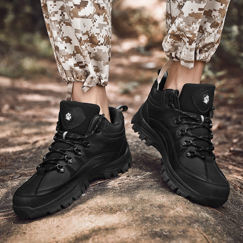 Fashion Hiking Shoes Military Boots Non-slip Wear-resistant Outdoor Shoes 