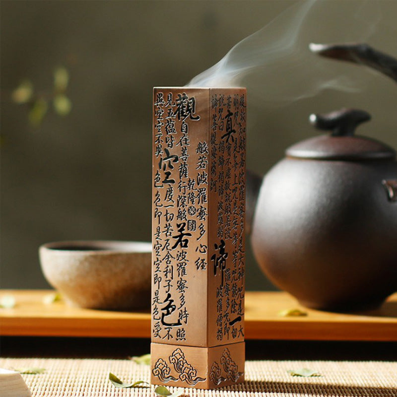 Wholesale Antique Vertical Incense Burner Incense Stick Incense Seat Heart Sutra Lying Incense Burner Incense Holder Incense Plate Agarwood Sandalwood Indoor Household