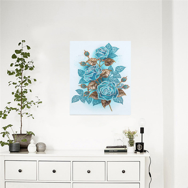 Flower 5D Living Room Bedroom Small Stickers Diamond Painting