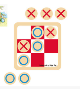 Wooden Chess Board Game - Tic-Tac-Toe Edition 