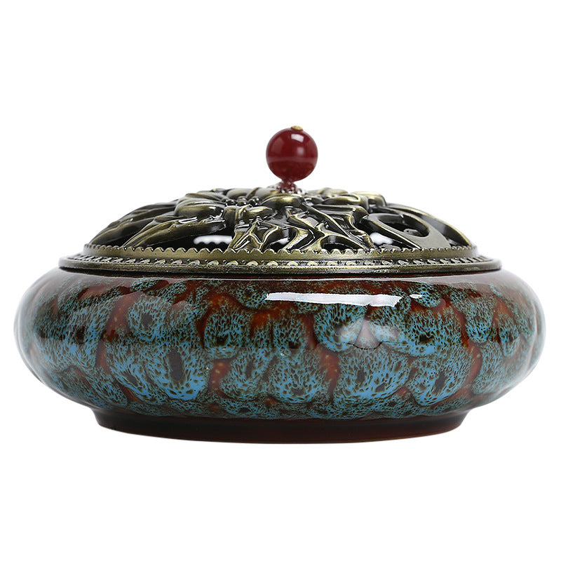 Ceramic Archaized Mosquito Incense Burner Sandalwood Incense Burner