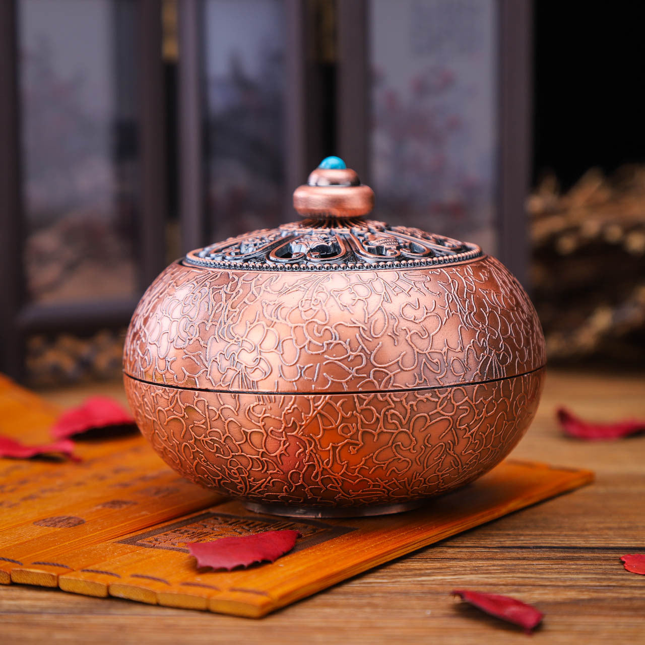 Sandalwood Antique Plate Incense Burner