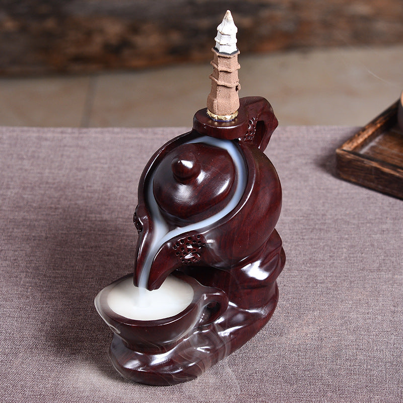 Glossy Teapot, Incense Burner, Incense Props