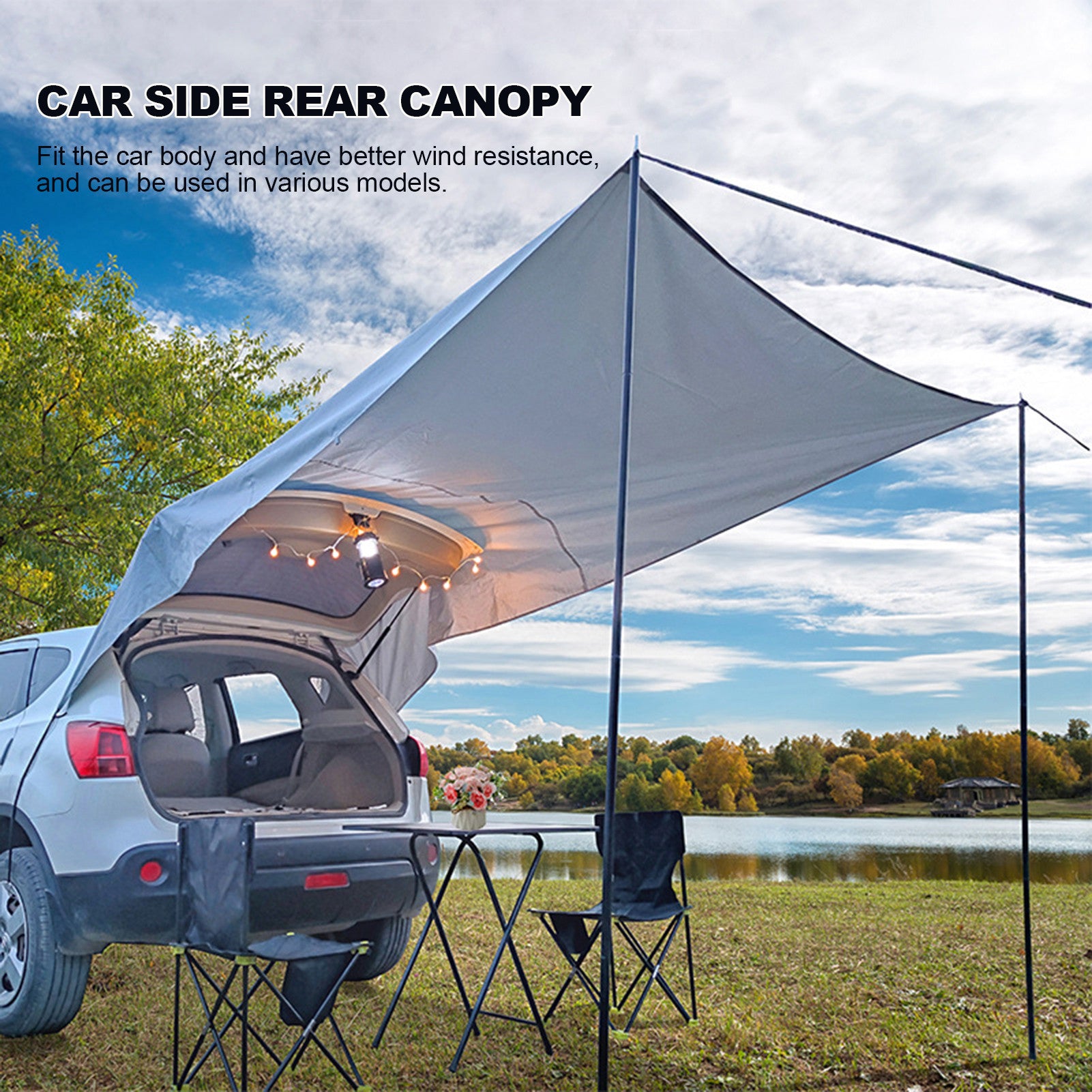 Car Tail Car Side Trunk Canopy Camping Camping Tent 