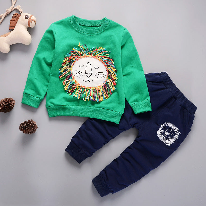 Two-piece Children's Spring And Autumn Casual Sportswear