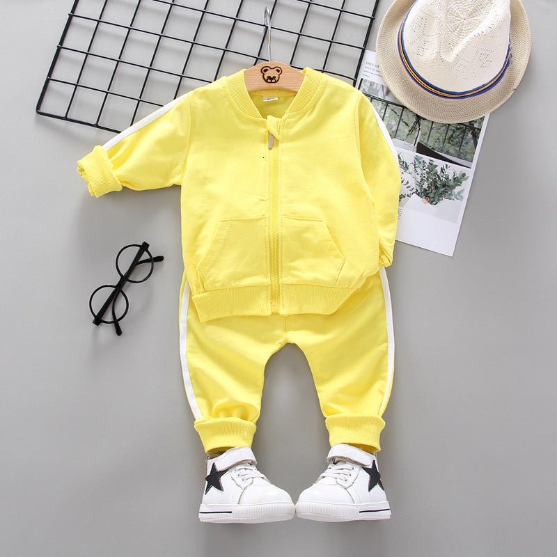 Two-piece Children's Spring And Autumn Casual Sportswear