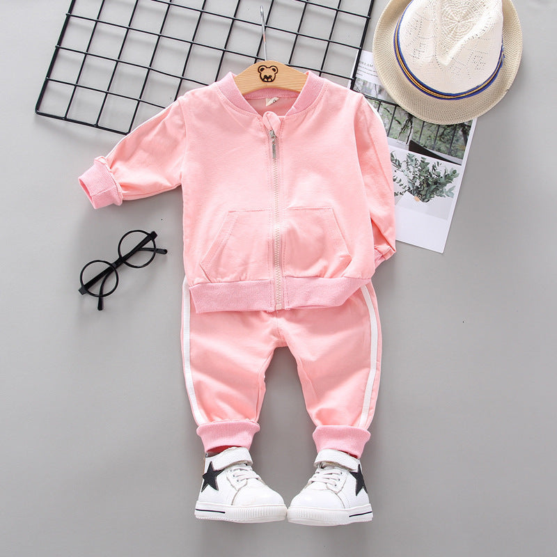 Two-piece Children's Spring And Autumn Casual Sportswear