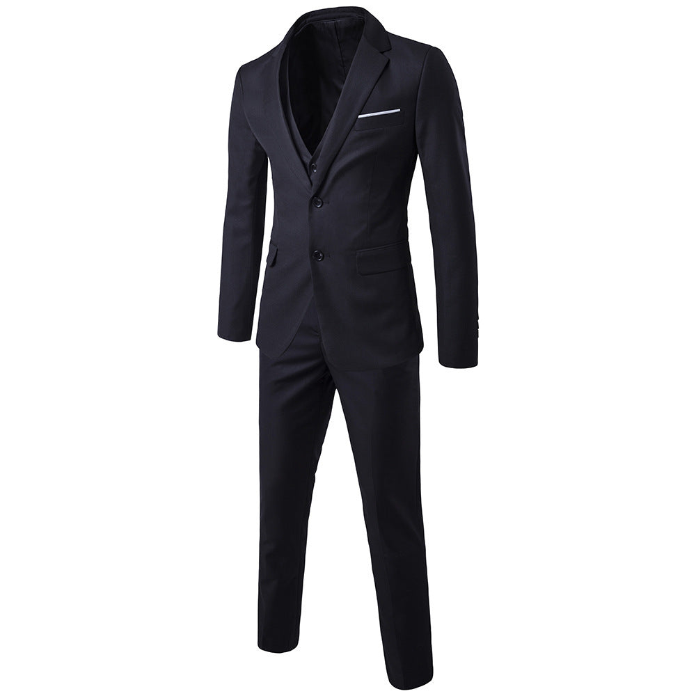 Three-piece Business Casual Suit 