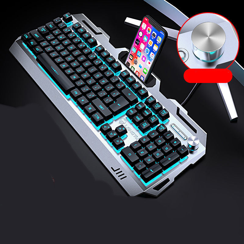 Wrangler Real Manipulator Keyboard Notebook Desktop Computer Wired Gaming Gaming Mouse Headset Three-piece