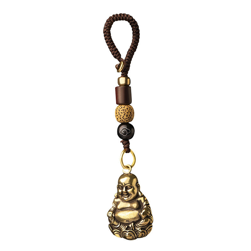 Brass Happiness Buddha Pendant Male