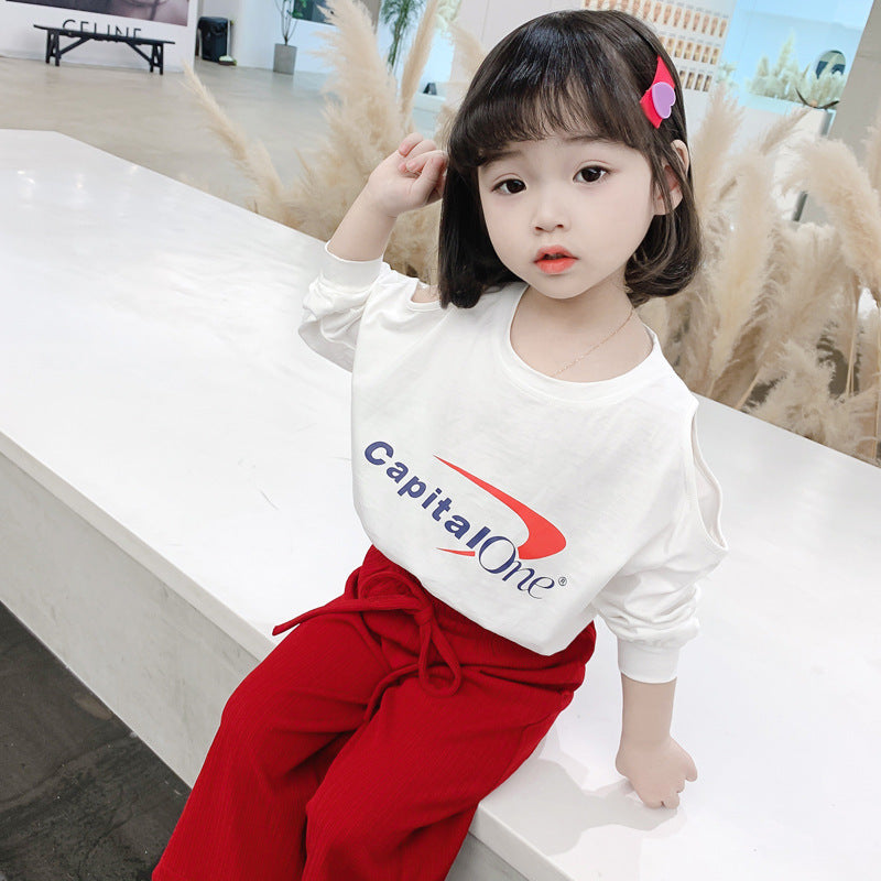 Girls' Suits, Spring Clothes, New Style, Korean Style, Middle And Small Children, Spring And Autumn Casual Two-piece Suits, Little Girls, Children's Clothes