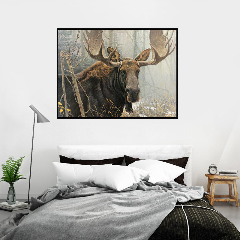 Full Square 5D DIY Diamond Painting Forest Elk Crystal Embroidery Cross Stitch Needlework Mosaic Painting Decor Gift KBL