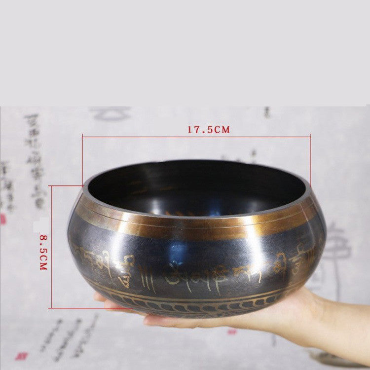 Meditation Bowl Buddhist Sound Therapy Bowl Copper Religion Carft