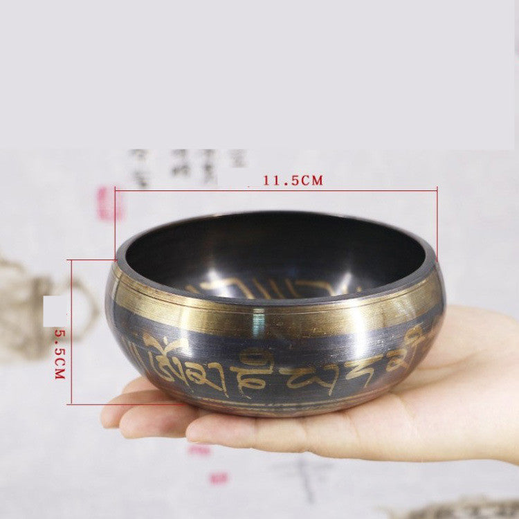 Meditation Bowl Buddhist Sound Therapy Bowl Copper Religion Carft