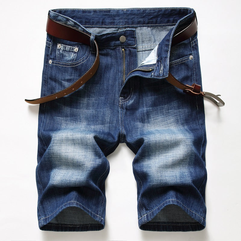 Denim Pants New Personality Retro Fashion Men's Trousers