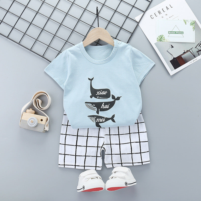 Infant Short-sleeved Outing Suit