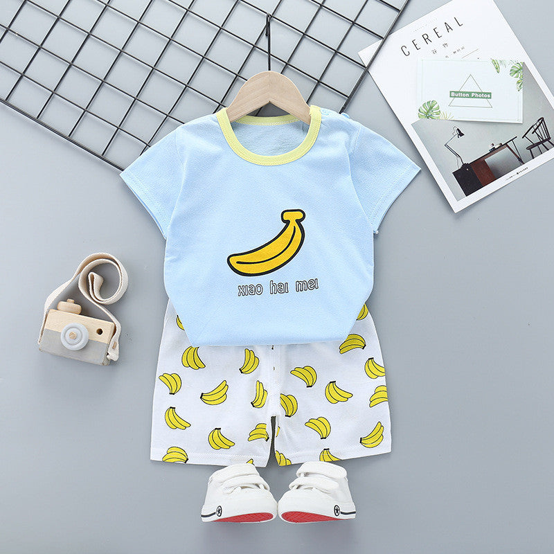 Infant Short-sleeved Outing Suit