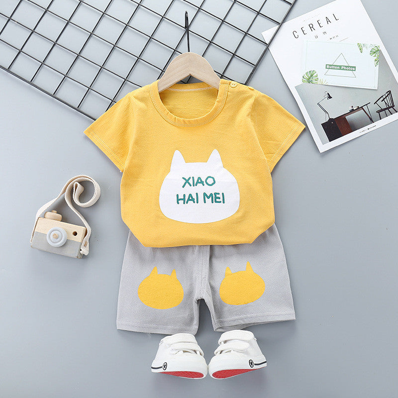 Infant Short-sleeved Outing Suit