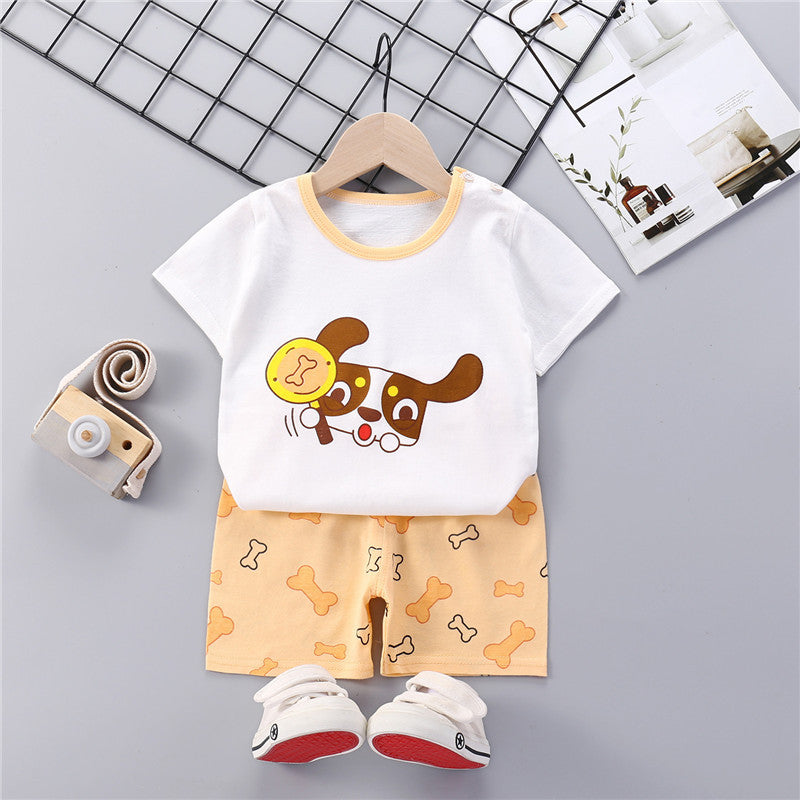 Infant Short-sleeved Outing Suit