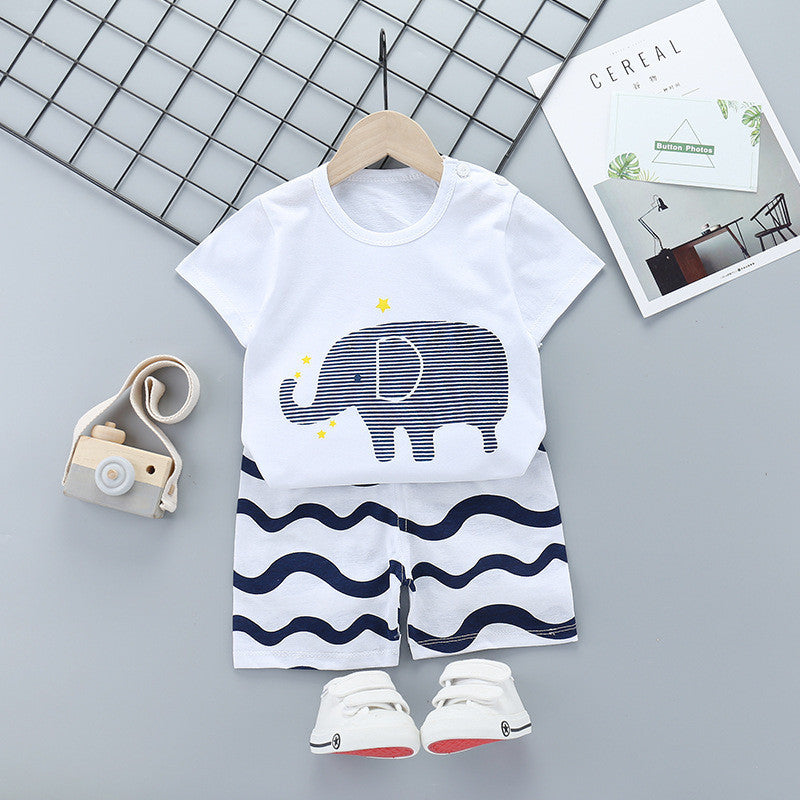 Infant Short-sleeved Outing Suit