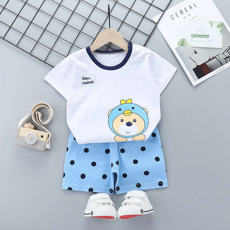 Infant Short-sleeved Outing Suit