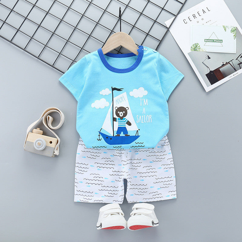 Infant Short-sleeved Outing Suit